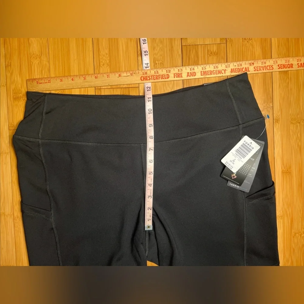 Torrid Active Womens Black Minimalist Casual Athletic Workout Biker Shorts|Sz:3X - Picture 6 of 15